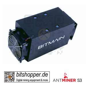 Bitcoin-Miner Bitmain AntMiner S3 ASIC Miner 441 GH/s – Bild 2