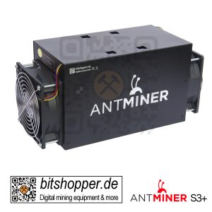 Bitcoin-Miner Bitmain AntMiner S3+ ASIC Miner 453 GH/s – Bild 2