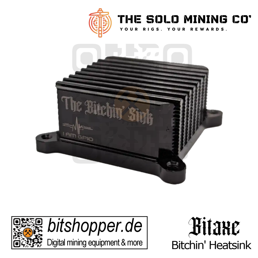 TheSoloMining.co Custom Külhkörper für Bitaxe Open Source Miner