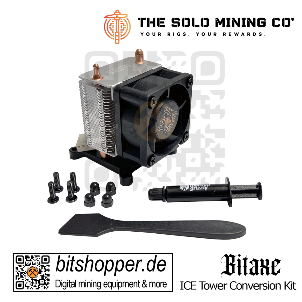 Bitaxe Gamma v601 ICE Tower Umrüstsatz