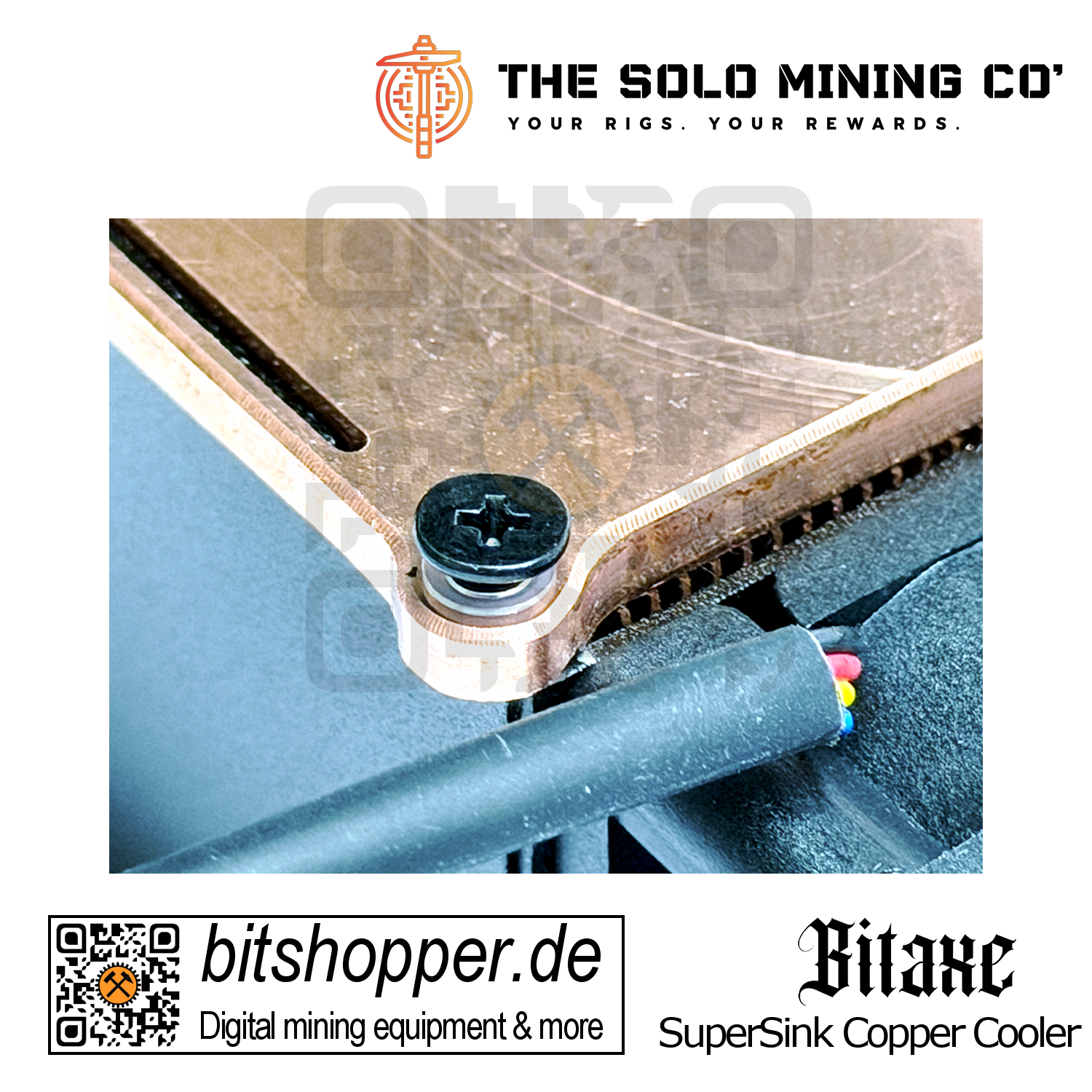 SuperSink dual fan copper heatsink pre-assembled