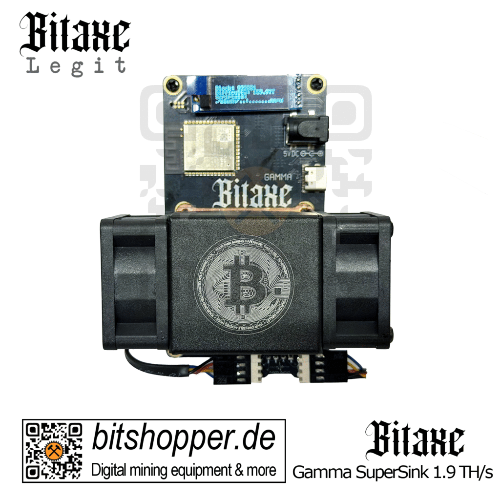 Bitaxe Gamma SuperSink Overclocker Edition Front