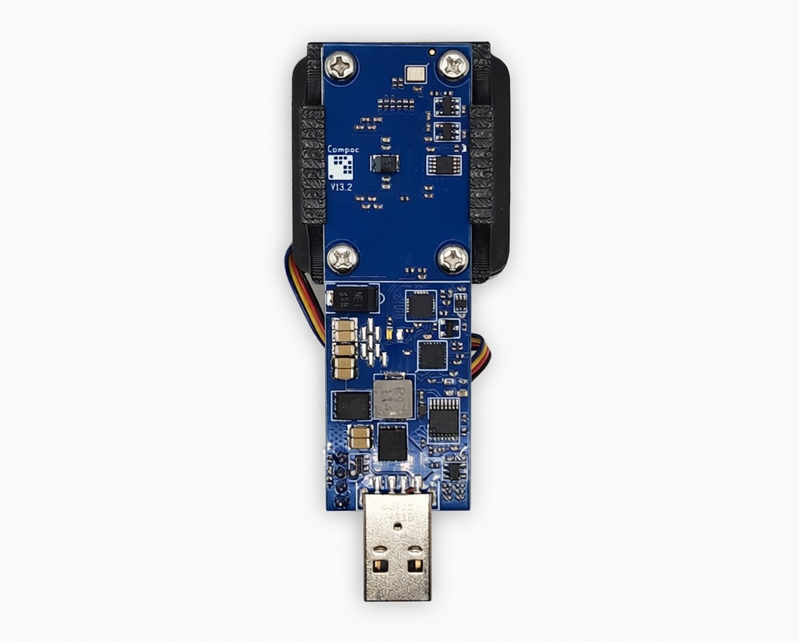 Bitcoin USB-Stick Miner Compac A2 Rückseite